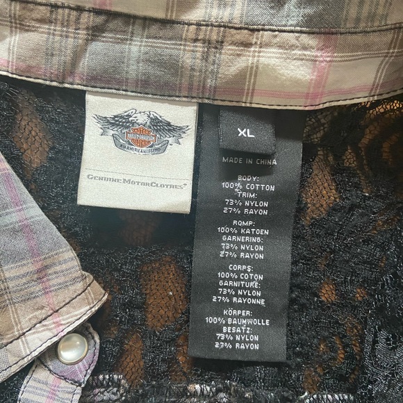 Harley Davidson women’s button down - Picture 3 of 7
